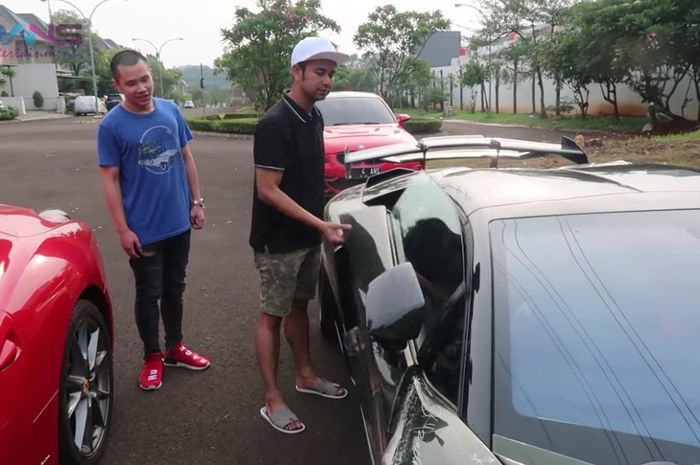 Raffi Ahmad bilang sempat pengin punya Ferrari California seperti milik Jess No Limit