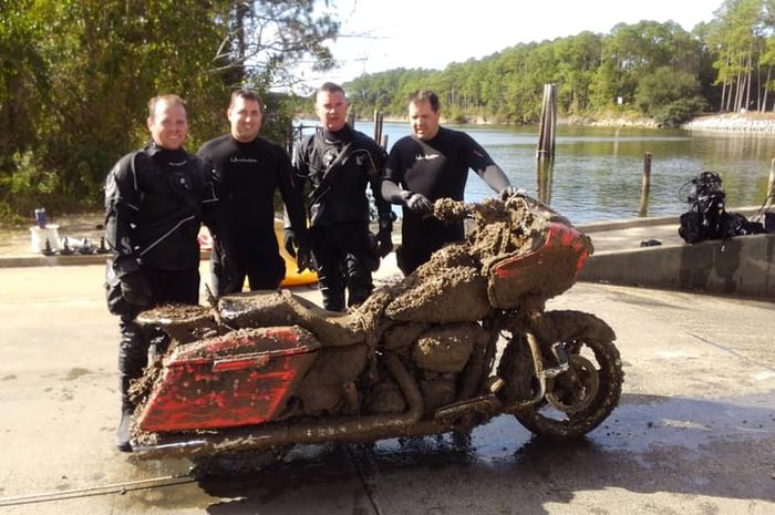 Penemuan Harley-Davidson di bawah laut