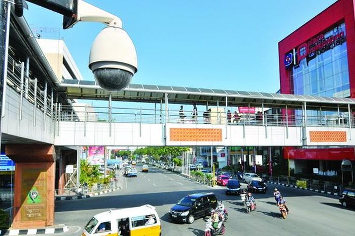 CCTV dipasang di pertigaan Jl Ahmad Yani Dan Jenderal Sudirman, jembatan penyeberangan Kota Balikpapan