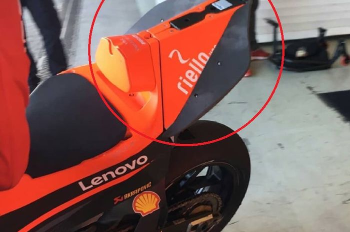 Winglet di motor MotoGP milik Ducati