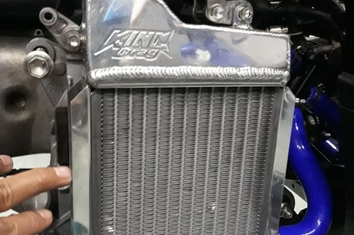 Radiator big volume sudah nemplok di Yamaha NMAX
