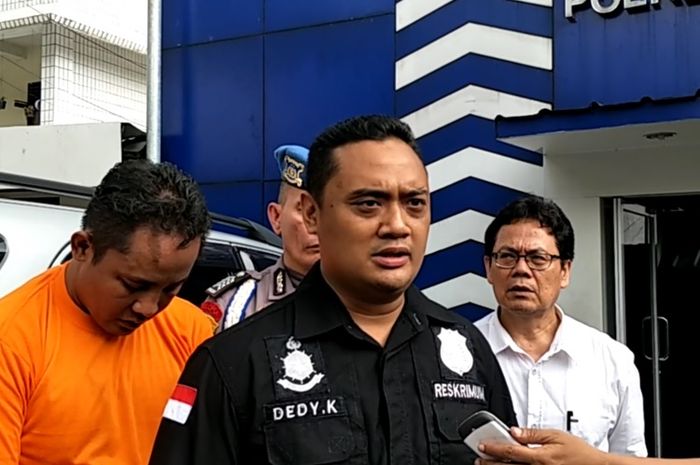 Kepala Satuan Reserse Polresta Depok, Deddy Kurniawan, di Polresta Depok