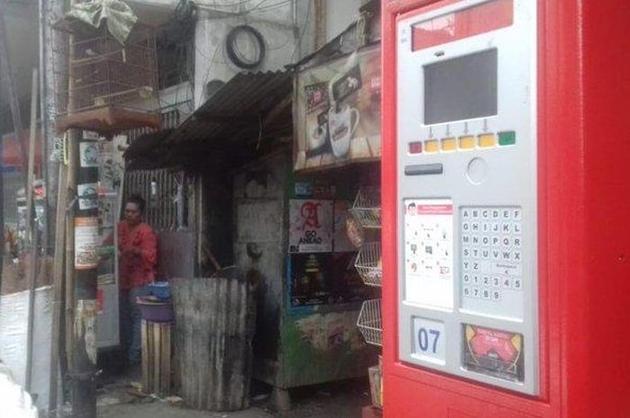 Mesin Terminal Parkir Elektronik (TPE) di Jalan Suryakancana, Kota Bogor