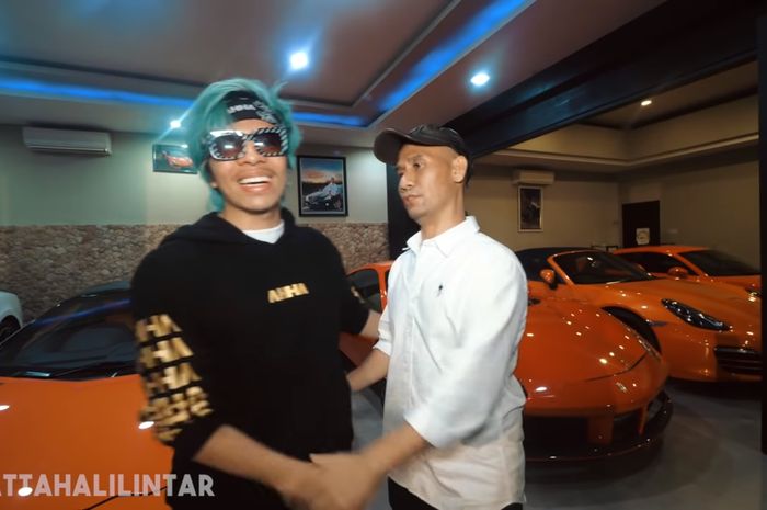 Atta Halilintar bersama Ajik Krisna