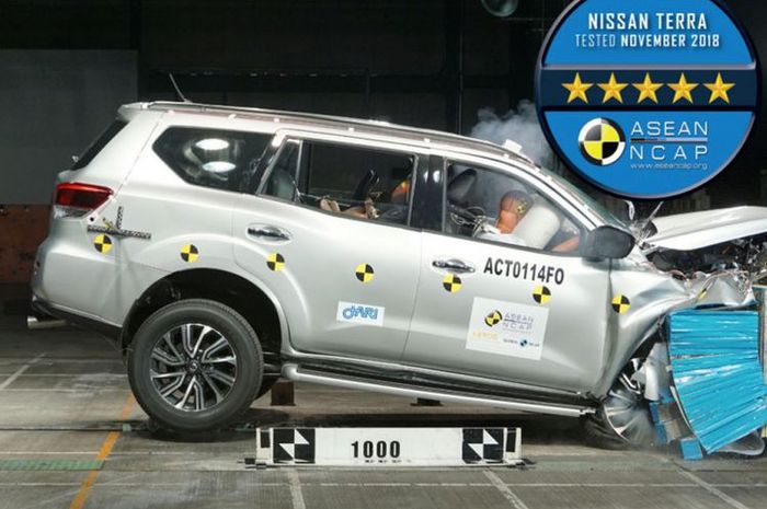 Ilustrasi Hasil crash test Nissan Terra