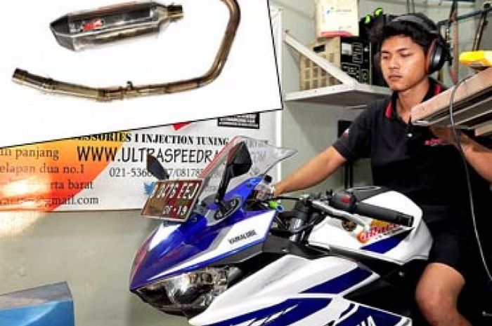 Komparasi Knalpot Yamaha YZF-R25, Rata-Rata Naik 1 dk