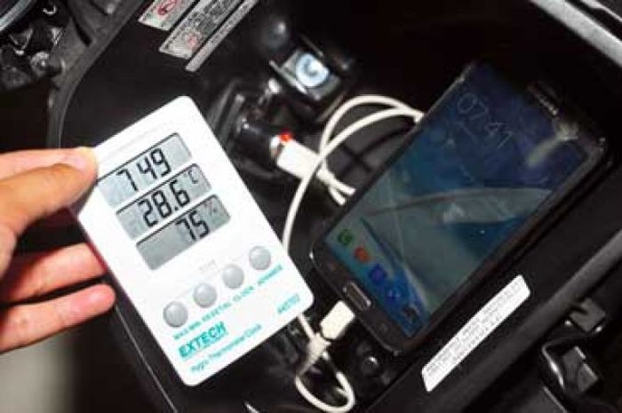 Tes Power Charger New Supra X 125 FI, Masih Aman Untuk Handphone?