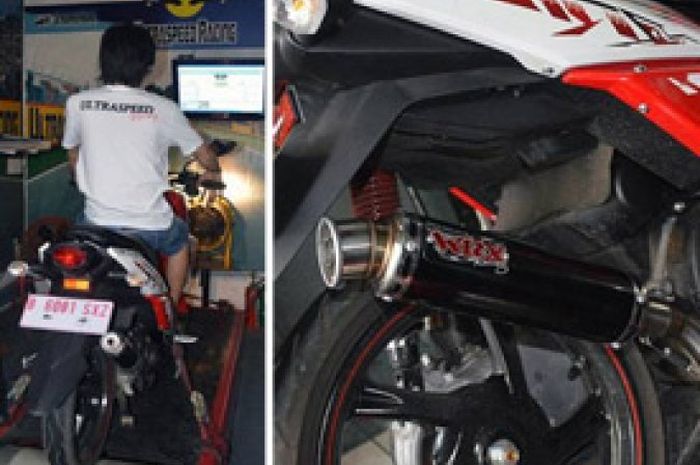 Tes Knalpot Racing WRX GP5 di Yamaha X-Ride, Power Meningkat!