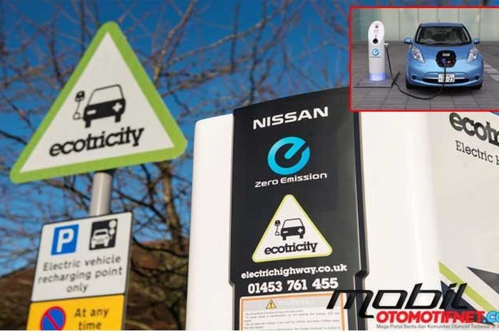 Nissan Serius Garap Mobil Listrik, Sudah 195 Tempat Pengisian Cepat Baterai Dibangun