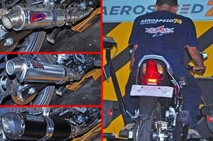 Komparasi Knalpot Honda Sonic 150R, Punya Keunggulan Berbeda