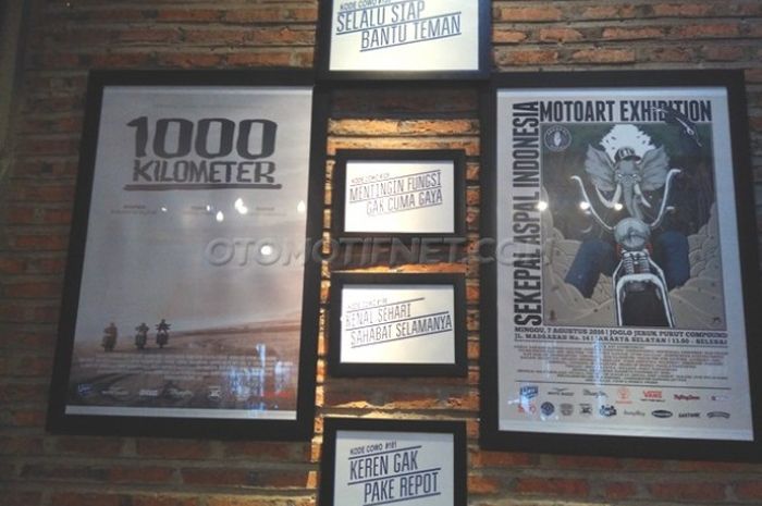 Sekepal Aspal Indonesia Moto Exhibition merilis film 1000 Kilometer (6/8)