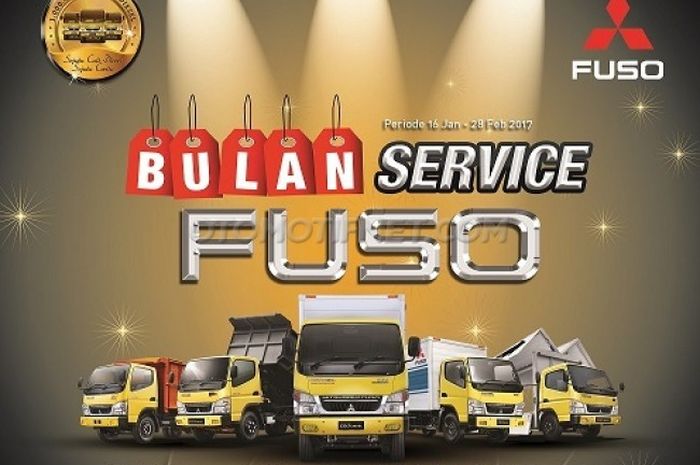 Promo Bulan Service Fuso untuk menyambut penjualan 1 juta unit Colt Diesel
