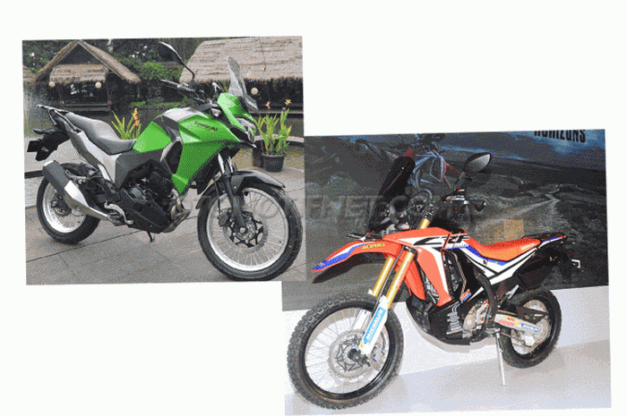 Komparasi Honda CRF250 Rally dan Kawasaki Versys-X 250 Duel Adventure Bike 250 cc