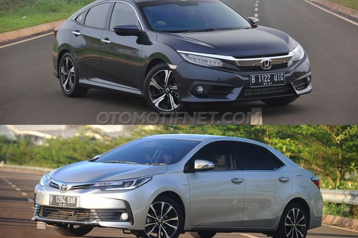 New Toyota Corolla Altis dengan mesin 1.798 cc-nya diadu dengan Honda Civic Turbo yang kini memiliki mesin berkapasitas lebih kecil namun kedapatan teknologi forced induction baru