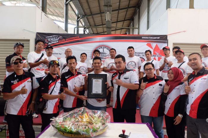 Pengukuhan pengurus Toyota Avanza Club Indonesia (TACI) chapter Pusaka di Karawang