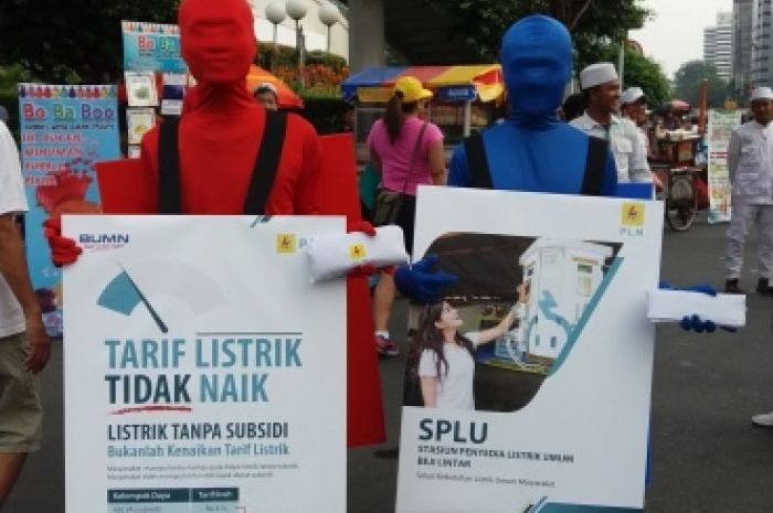 Kampanye PLN di Car Free Day Jakarta (10/9)