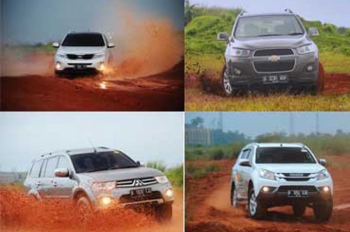 Komparasi Kia Sorento, Chevrolet Captiva, Isuzu mu-X, Mitsubishi Pajero Sport Dakar