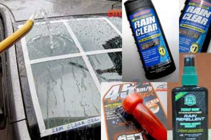 Test 4 Cairan Rain Repellent, Mana Yang Paling Ampuh Saat Hujan?
