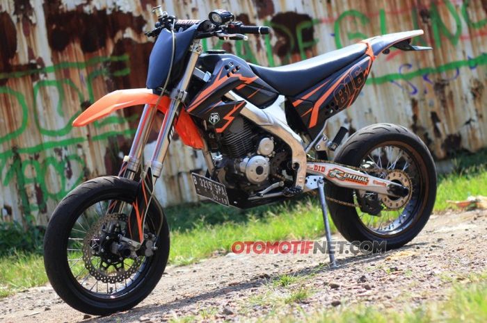 Akibat Icip Icip Motor Teman Modifikasi Kawasaki Klx 150l Ini Jadi Lebih Maksimal Gridoto Com