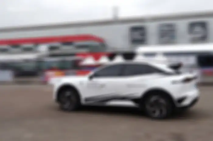 Changan Deepal S07 saat test drive di IIMS 2026