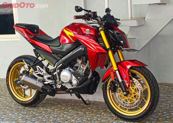 Modifikasi Vixion Old Supermoto Touring - Review Yamaha Vixion