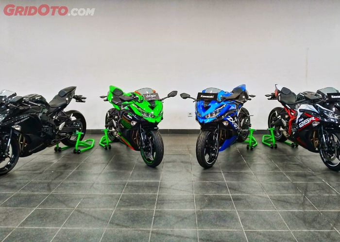 Kawasaki Ninja Zx 25r Punya 4 Warna Ada Biru Mirip Ninja 2 Tak Tuh Gridoto 
