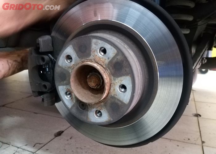 Mengganti v brake ke disc brake hot sale