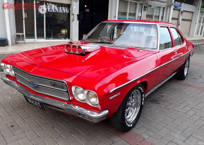 Muscle Car Lawas Curi Perhatian Dengan Cat Marjan Red Bukan Sirup Lo Gridoto Com
