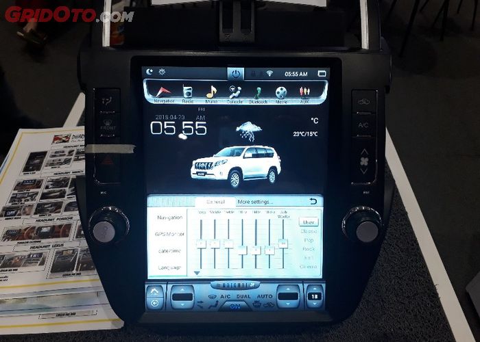Bedah Head Unit Dynavin Big Screen Yang Canggih Gridoto Com