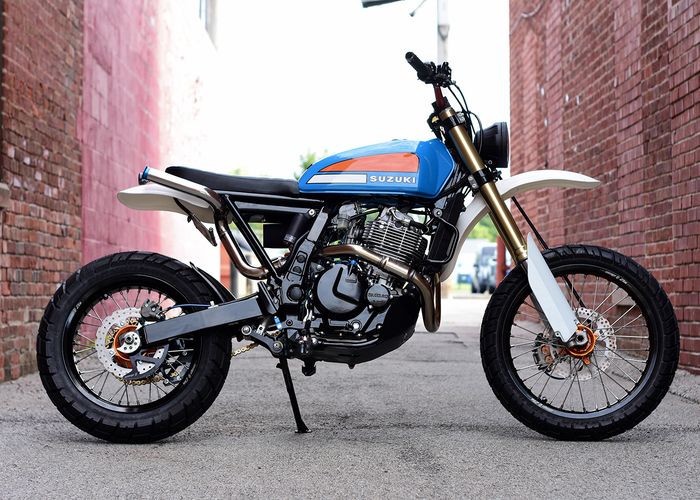 Suzuki DR650 Urban Scrambler, Inspirasinya Malah Dari Suzuki TS -  GridOto.com