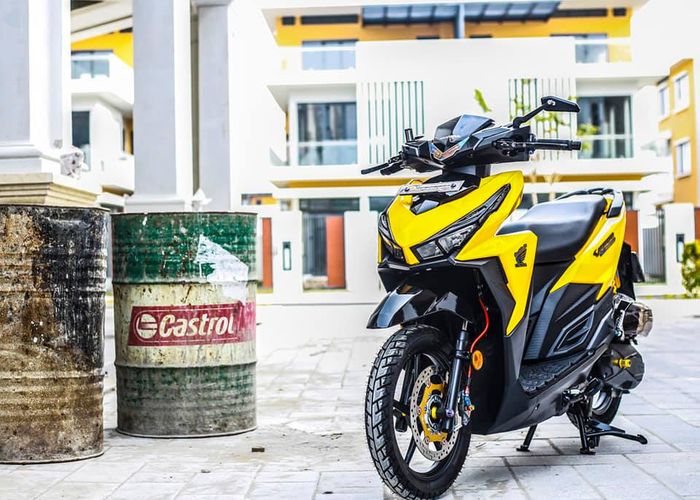 Honda Vario 150 Jadi Ganteng Modal Upgrade Kaki Kaki Lebih Kekar Semua Halaman Gridoto Com