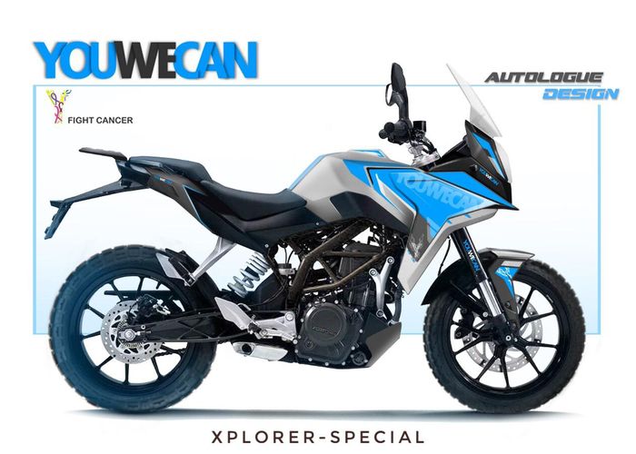 KTM Duke 390 Siap Main Tanah Pakai Body 