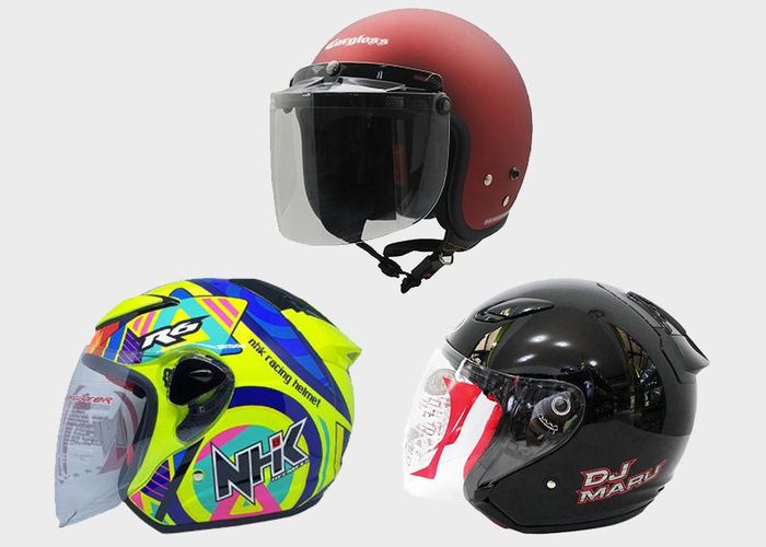 Helm half face dibawah 1 cheap juta