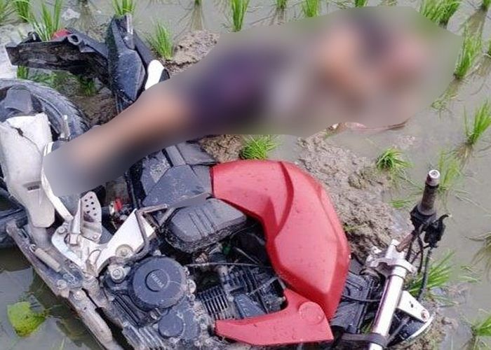 Yamaha Byson Tergeletak Pengendara Terbujur Kaku Ada Luka Bakar Di Lutut Gridoto Com