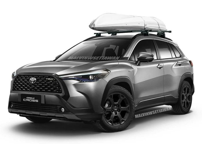 Roof Rack For Toyota Corolla Cross 2020 2021 2022 Aluminum Alloy Rails