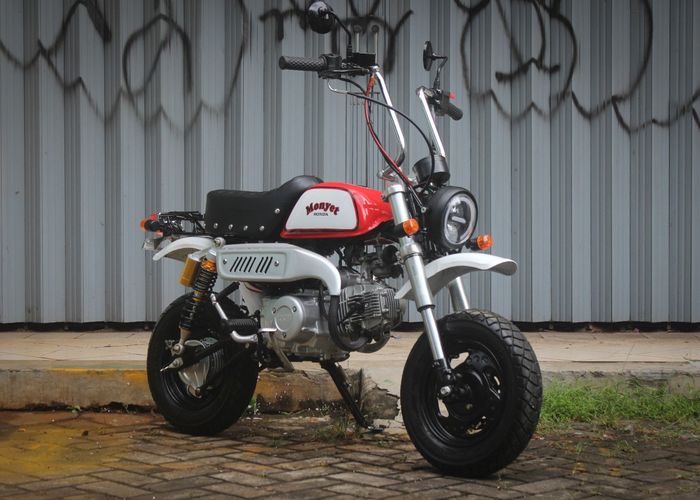 Mau Custom Motor Bebek Jadi Honda Monkey Yuk Intip Dulu Ini