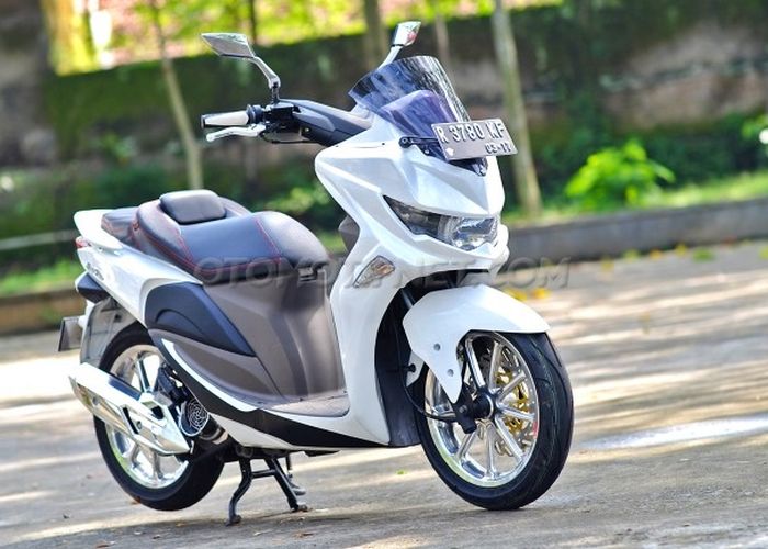Modifikasi Honda Spacy 2012 Jadi Yamaha Nmax Ukuran Kecil Gridoto Com