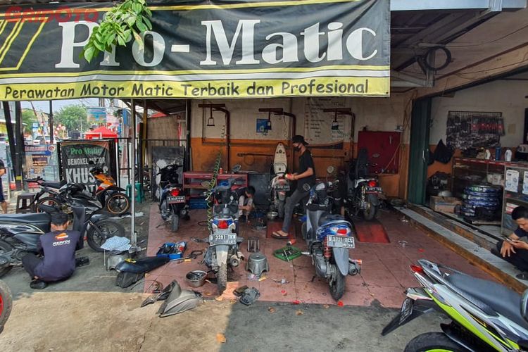 Pro Matic Bengkel Spesialis Motor Matic Full Tune Up Gratis Oli Gardan Semua Halaman Gridoto Com