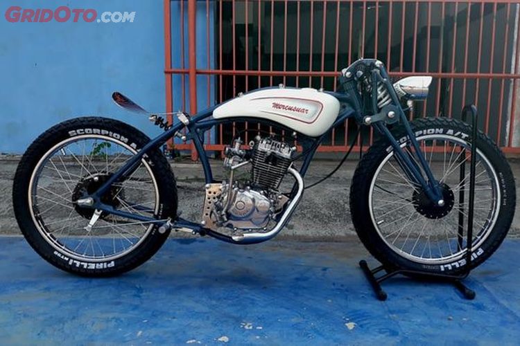 Modifikasi Board Tracker Honda Gl Max Buatan Siswa Smk Mercusuar Jaktim Gridoto Com Gl max modif ringan