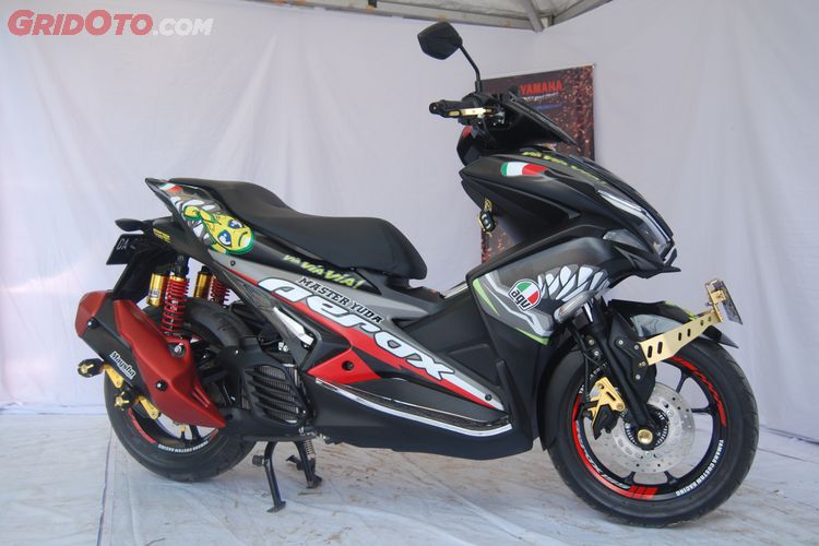 20 Ide Modifikasi Stiker  Yamaha Aerox  155 Aneka Stiker  