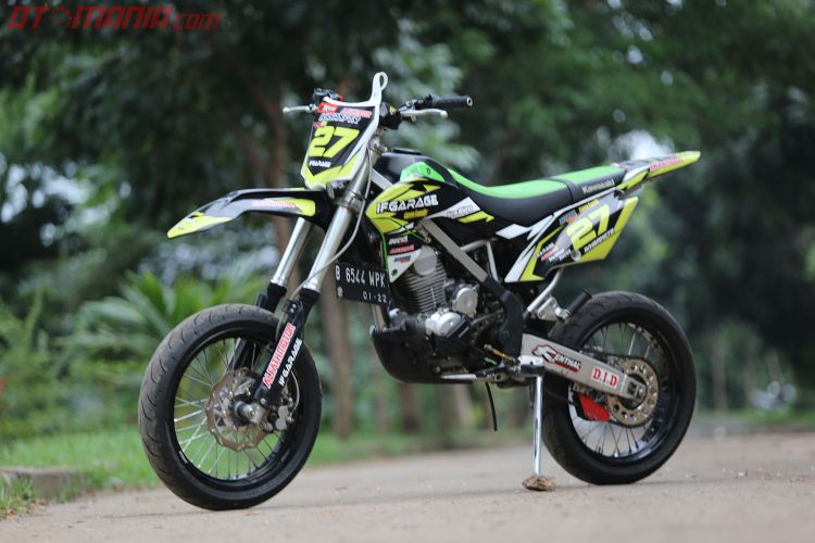 Kawasaki Klx Bf 150 Dandan Keren Ganti Baju Menjadi Supermoto