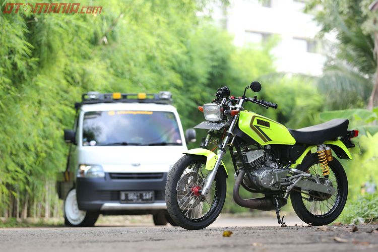 Modifikasi Yamaha Rx King Kaki Dibikin Kekar Tunjang Mesin Gahar Gridoto Com