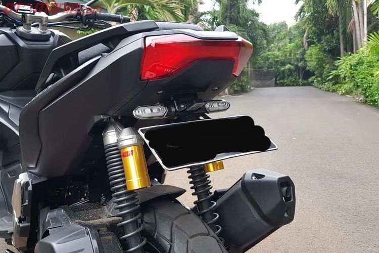 Dipasang Tail Tidy Honda ADV150 Tampil Sporty Begini Cara