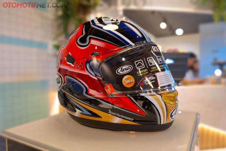 Arai Luncurkan Helm Motif Shinya Nakano di Dunia Cuma Ada 300
