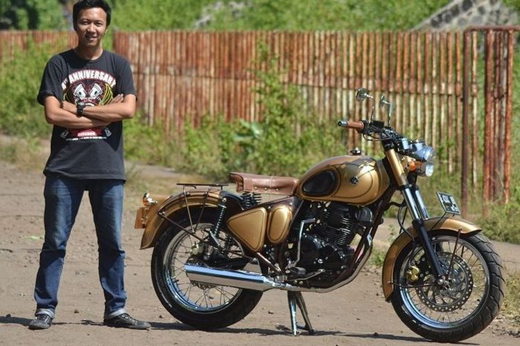 Motor Jepang Rasa Inggris Yamaha Scorpio Bertampang Royal Enfield