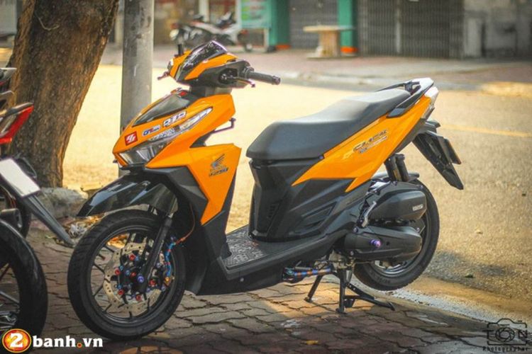 Honda Vario 125 Hedon Di Kepala Dan Kaki Kaki Merek Berkelas Nempel Gridoto Com