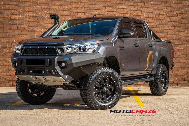 Modifikasi Toyota Hilux Baru Tampil Lebih Gagah Banjir Bukan Masalah Gridoto Com