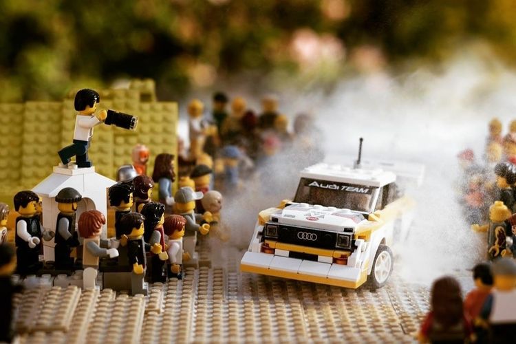 Audi Quattro 1985 S1 Difoto Aksi Ala Reli Grup B Modal Mainan Lego Gridoto Com