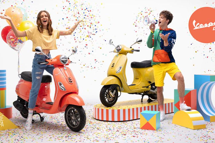Vespa LX 125 i-Get di Jepang Mendapat Warna Baru, di Indonesia Segini