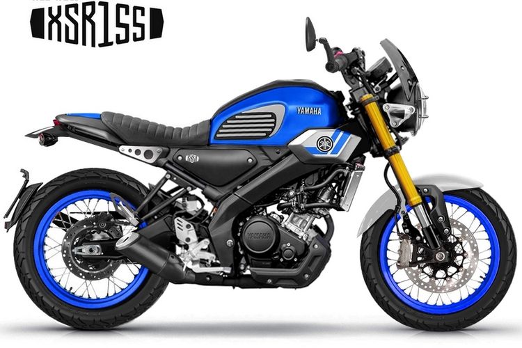 XSR 155 Tampil Eye Catching, Pelek Jari 